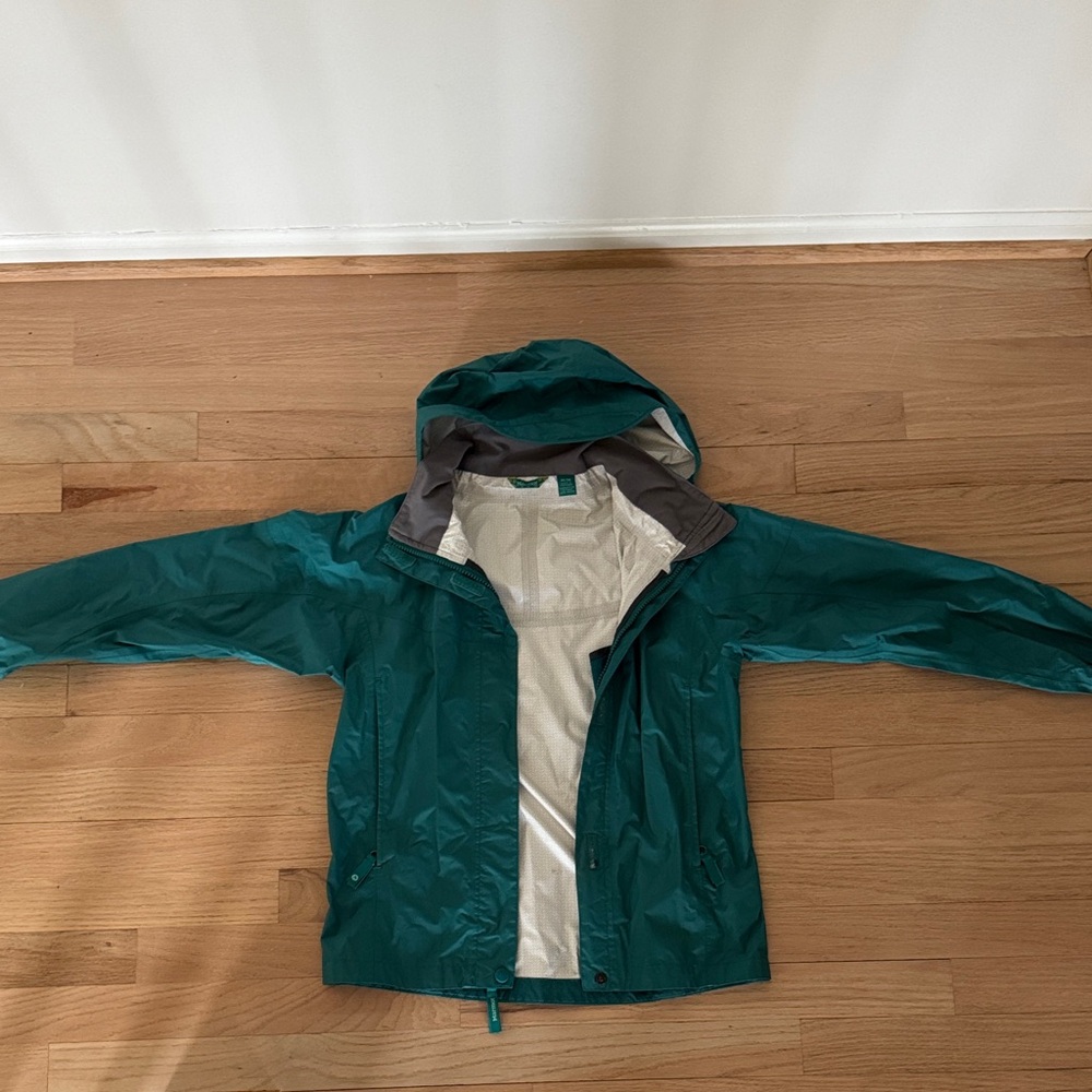 Marmot Kids' Green Hooded Raincoat